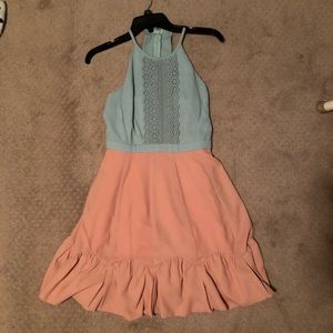 Minuet Crochet Halter Dress